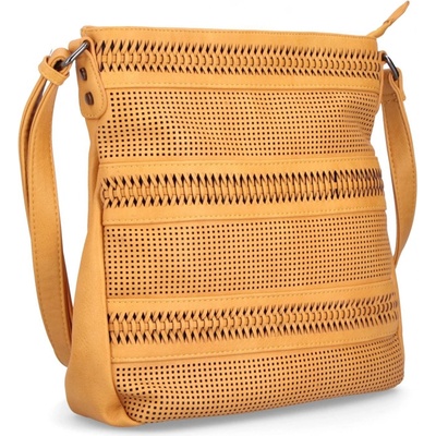 Indee crossbody kabelka s proplétáním žlutá