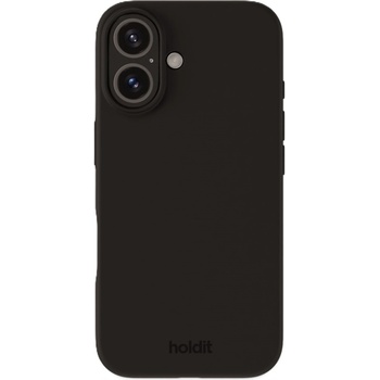 Holdit Калъф Holdit - Silicone, iPhone 16, черен (7330985165030)