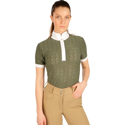 Litex Tričko dámske závodné J1274 khaki