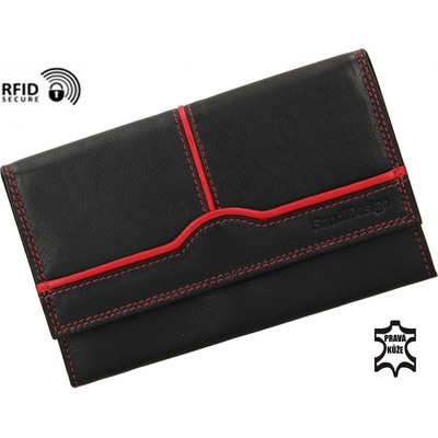 Sedni DESIGN černočervená