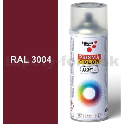 Schuller Ehklar PRISMA COLOR Lack Spray akrylový sprej 91301 Tmavě červená 400 ml
