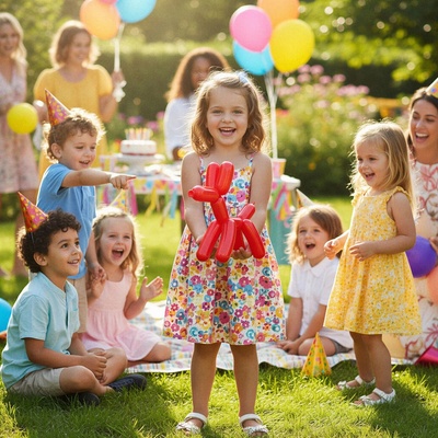 Family Súprava modelovacích balónikov s pumpičkou