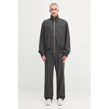 Drôle de Monsieur Вълнено яке Drôle de Monsieur La Trackjacket Flanelle в сиво преходен модел H. JT234. WV008 (H.JT234.WV008)