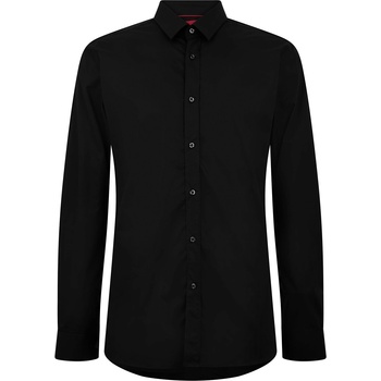 Image 1 of HUGO BOSS Риза Hugo Men's Elisha Long Sleeve Plain Shirt - Black 001