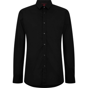 HUGO BOSS Риза Hugo Men's Elisha Long Sleeve Plain Shirt - Black 001