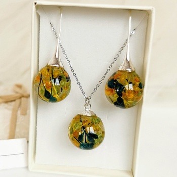 Meganflo Пъстър лимониум - комплект сфери