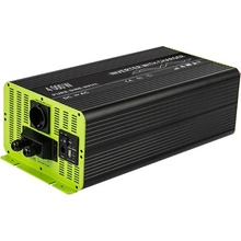 Kosun Měnič napětí výkon 4000W čistý sinus UPS DC48V/AC230V USB černo-zelený KOS4000-48