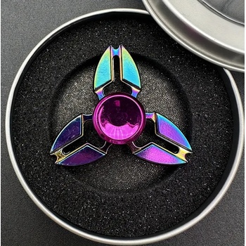 Kovový spinner duhový Crab