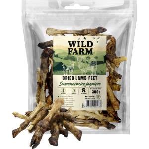 WILD FARM Сушени агнешки крачета 300 г лакомство за кучета