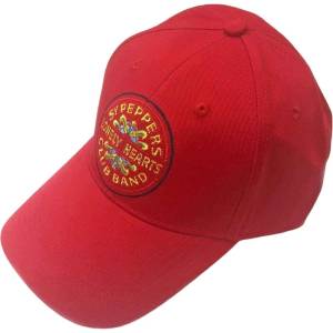 The Beatles Sgt Pepper Drum Шапка с козирка Red UNI (BEATCAP02R)