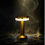 Bewello Настолна лампа Bewello - златна батерия, USB (12500A) (12500A)