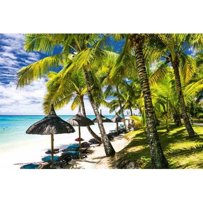 DIMEX ART Флизелинов фототапет плаж с бял пясък 375 x 250 см