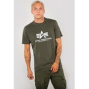 Alpha Industries Basic T-Shirt dark olive tričko pánske zelená