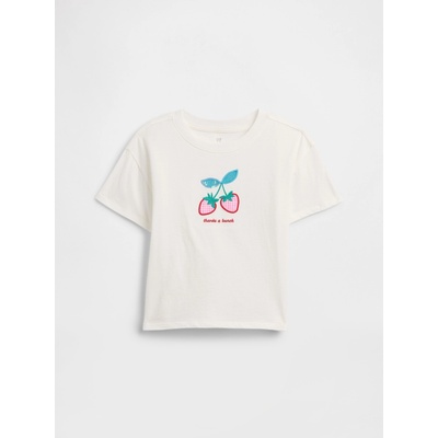 GAP Детска oversize тениска GAP GAP | Byal | Момичешки | XS