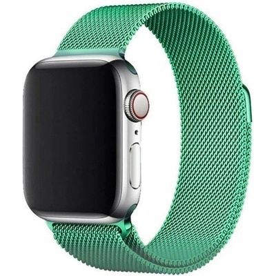 HQWear Каишка Magnetic Strap за Apple Watch 6/5/4/3/2 / SE, (40mm / 38mm), метална, мента (9145576255957)