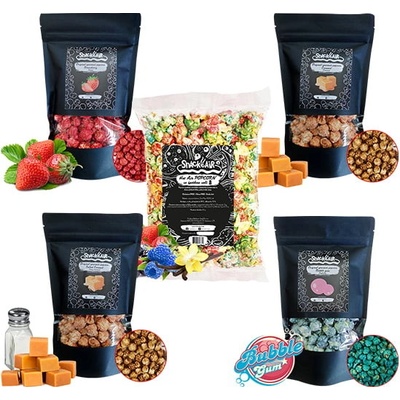 SnackAir Popcorn sladký párty mix balík 5 ks