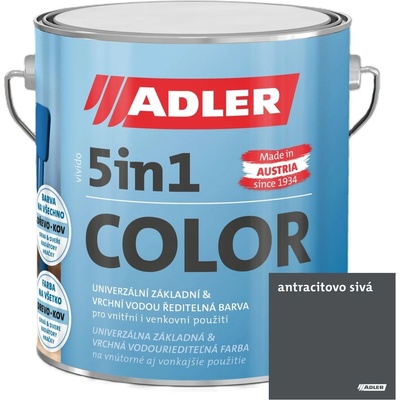 ADLER Slovensko 5 in 1 Color 2,5 l antracitovo sivá