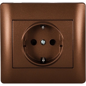 ELMARK Rhyme КОНТАКТ ШУКО КАФЕ МЕТАЛИК (11216)