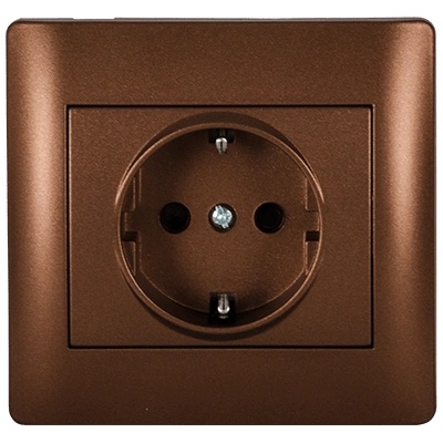 ELMARK Rhyme КОНТАКТ ШУКО КАФЕ МЕТАЛИК (11216)