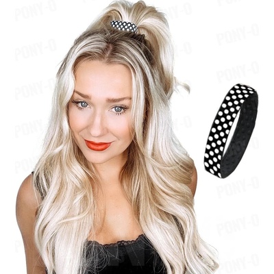 PONY-O Spona na vytváření vysokých polovičních a dětských culíků - PONY 2.O Designer Obsah: Polka Dot