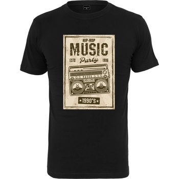 Urban Classics Мъжка тениска в черен цвят Mister Tee Retro BoomUB-MT2004-00007 - Черен, размер M