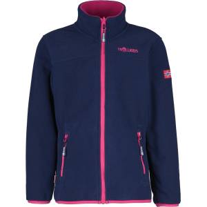 TROLLKIDS Детско поларено яке Trollkids Girls Oppdal Jacket XT Fleece jacket - Navy / Magenta - размер 116 (EU) (703-2388-0215)