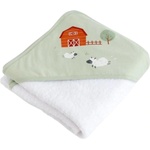Bonjourbebe Бебешка хавлия Bonjourbebe - 100 x 100 cm, Funny Farm (18FFSE51038) - ozone