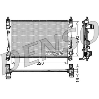 Chladič, chlazení motoru DENSO DRM09113