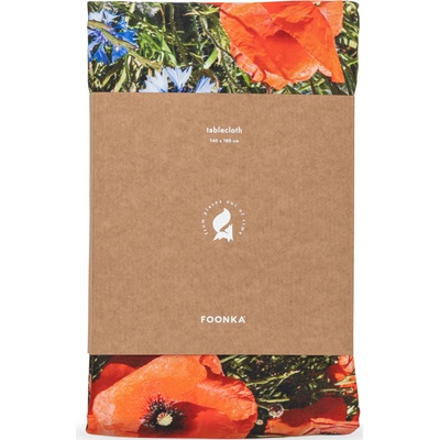 Foonka Покривка за маса Hayka десен с макове 140 x 180 см (TC_140x180-P)