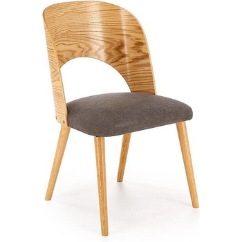 Halmar Трапезен стол cadiz натурален дъб/ сиво