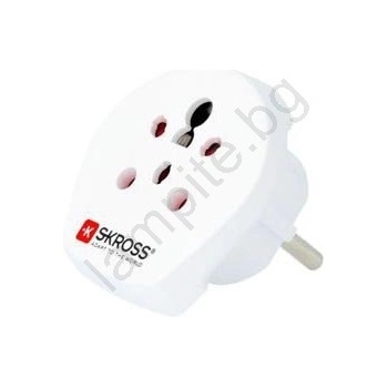 SKROSS pa60 - Пътен адаптер за Индия, Израел и Дания (sl1698)