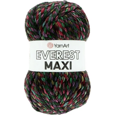 YarnArt Everest Maxi 8024 zeleno ružová