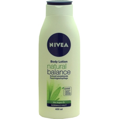 Nivea Natural Balance telové mlieko pro normální pokožku 400 ml