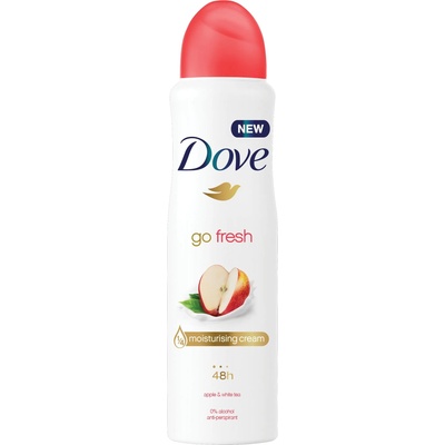 Dove Go Fresh Спрей дезодорант Apple & White Tea, 150 ml