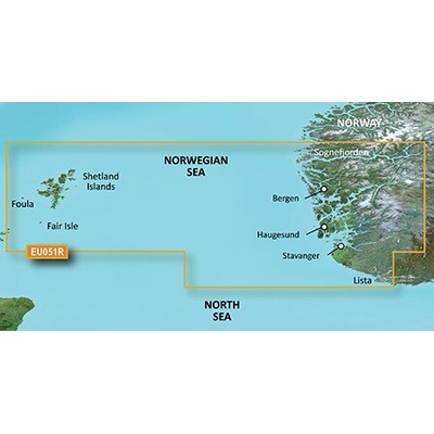 Garmin BlueChart G2 Vision - EU051R /Nórsko/ REGULAR