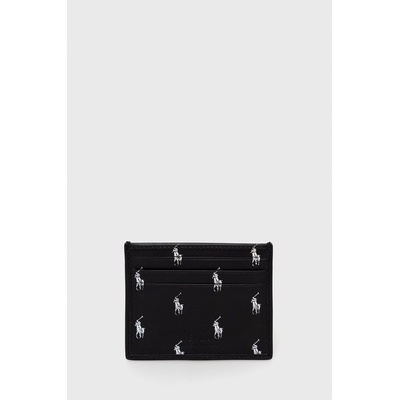 Ralph Lauren Кожен калъф за карти Polo Ralph Lauren мъжки в черно 405845400001 (405845400001)