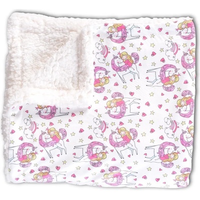 Cangaroo - Бебешко одеяло Unicorn 105/75