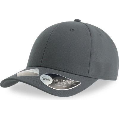 Atlantis Headwear Joshua 6 panelová baseballová COT33010967099 dark grey Šedá tmavá