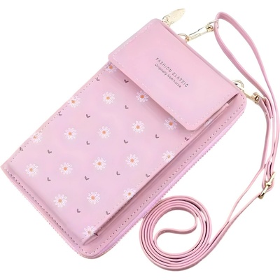 HARAHU Crossbody Peňaženka ZI-35878 Ružová