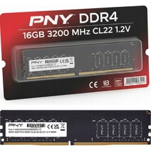 PNY DDR4 16GB 3200MHz CL22 MD16GSD43200-SI