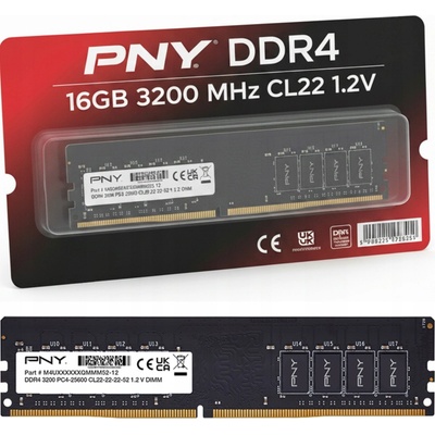 PNY DDR4 16GB 3200MHz CL22 MD16GSD43200-SI
