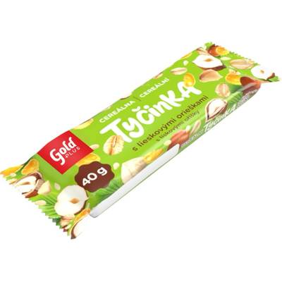 Gold Plus Cereálna tyčinka s orieškami 40 g