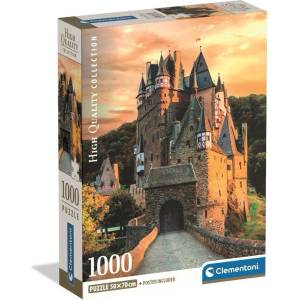 Clementoni Пъзел Clementoni от 1000 части - Златният час в замъка Елц (37109)