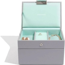 Stackers šperkovnice Grey Mint Mini tyrkysová