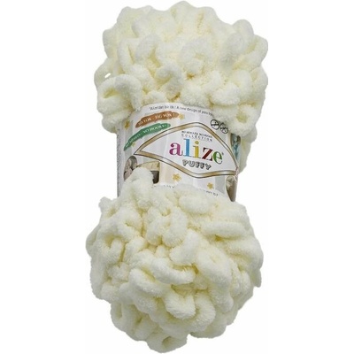 Bellatex s.r.o. Priadza Puffy 100 g – 62 smotanová