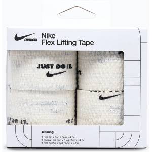 Nike strength Кохезивен еластичен бинт Nike Strenght Flex Lifting Tape white/black