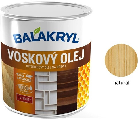 Balakryl Voskový olej 0,75 l natural