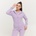 GymBeam Дамски суичър с цип Limitless Lavender XXL