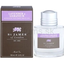 St. James Of London Lavender & Geranium gél po holení 100 ml