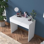 ASIR GROUP Работна маса RANI 90x76, 8 см, бял цвят (AS1744)